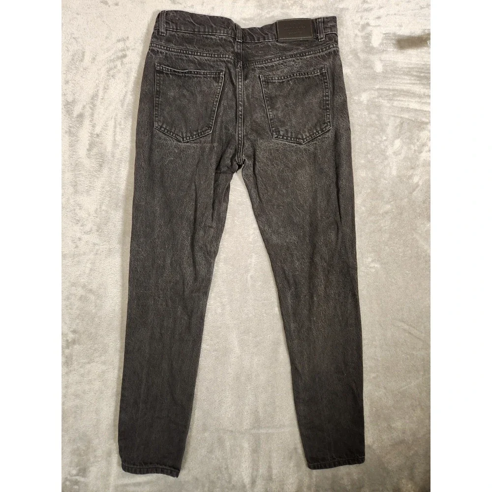 BoohooMan Jeans Mens 32X30 (Tag 32) Officialman Limited Edition Black Button Fly